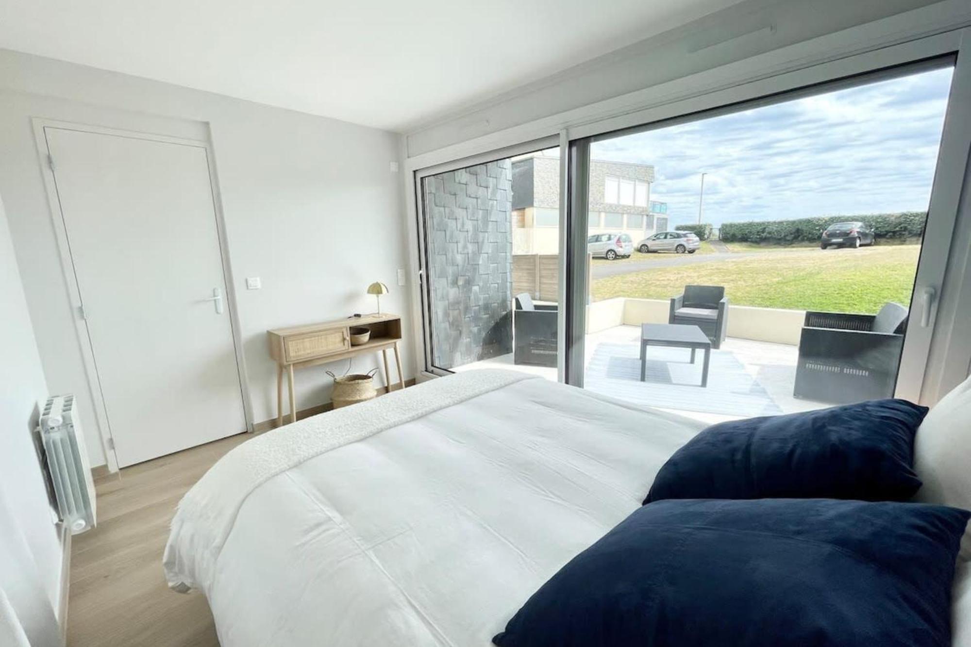T3 Neuf Archi Cocooning - Terrasse - Face à la mer Ploemeur Esterno foto