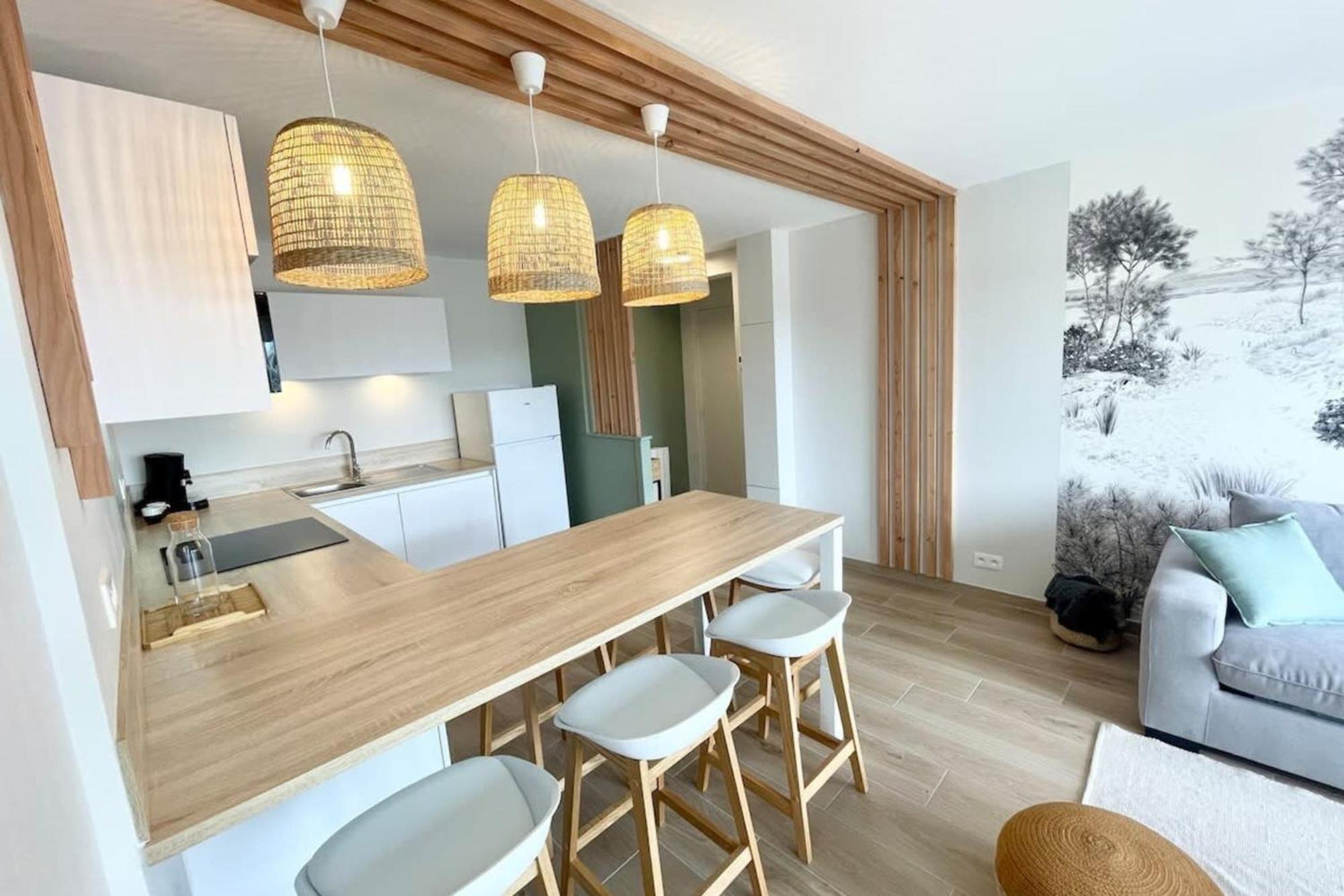 T3 Neuf Archi Cocooning - Terrasse - Face à la mer Ploemeur Esterno foto